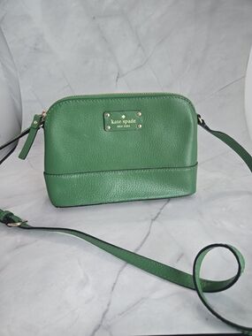 kate spade Green Leather Crossbody Bag